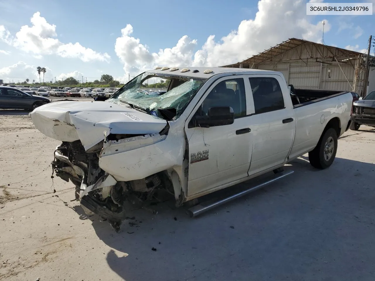 2018 Ram 2500 St VIN: 3C6UR5HL2JG349796 Lot: 65841024