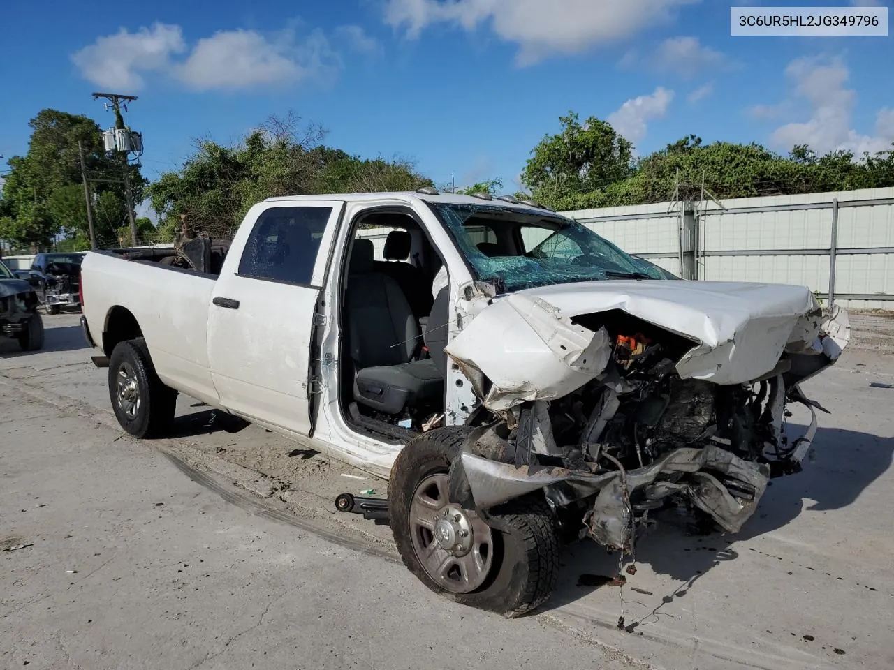 2018 Ram 2500 St VIN: 3C6UR5HL2JG349796 Lot: 65841024