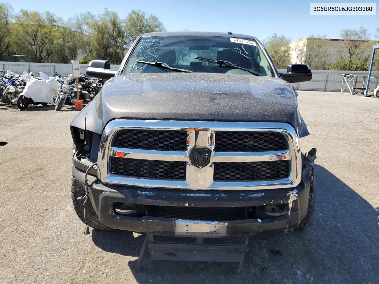 2018 Ram 2500 St VIN: 3C6UR5CL6JG303380 Lot: 67311134