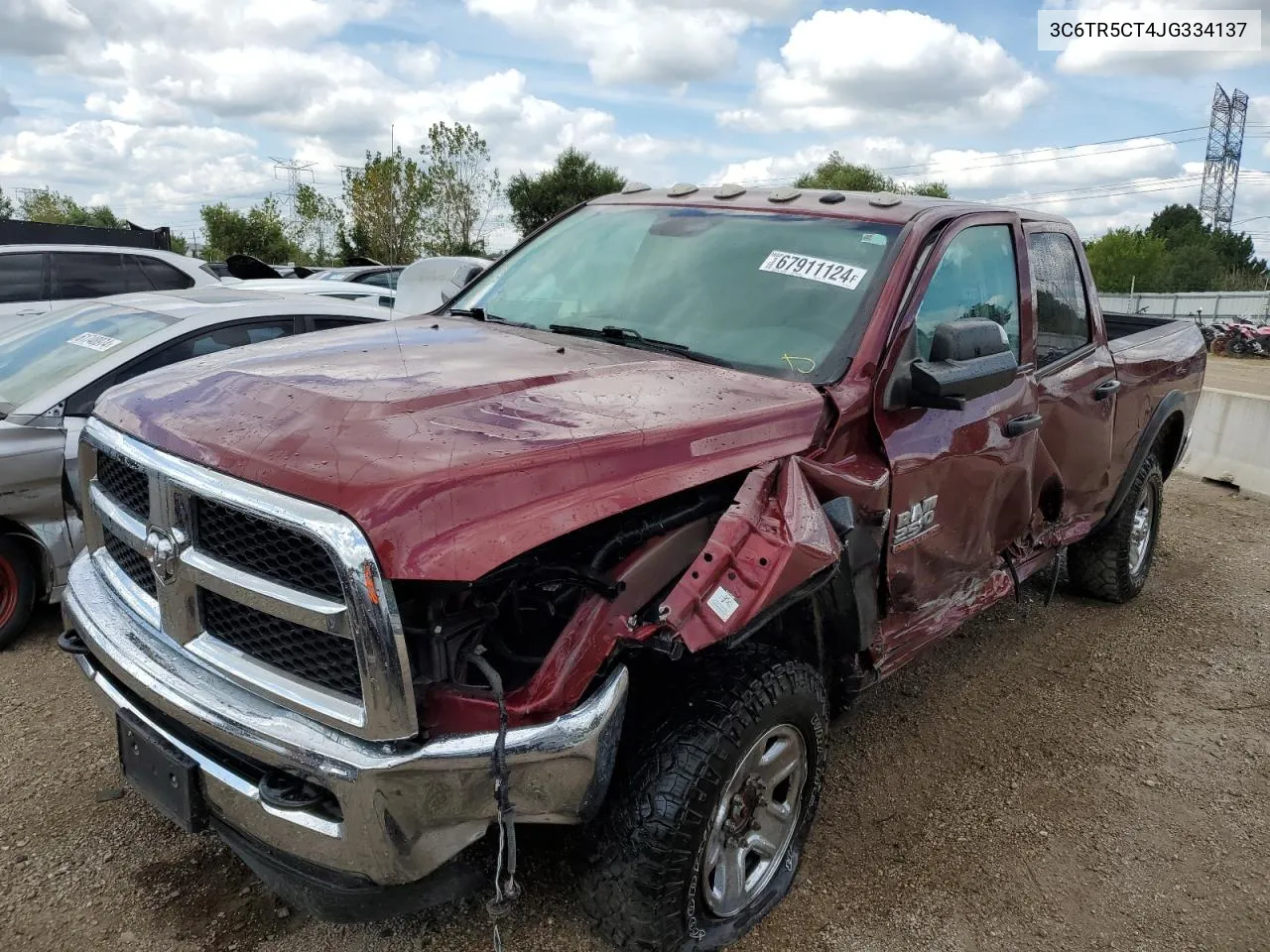 2018 Ram 2500 St VIN: 3C6TR5CT4JG334137 Lot: 67911124