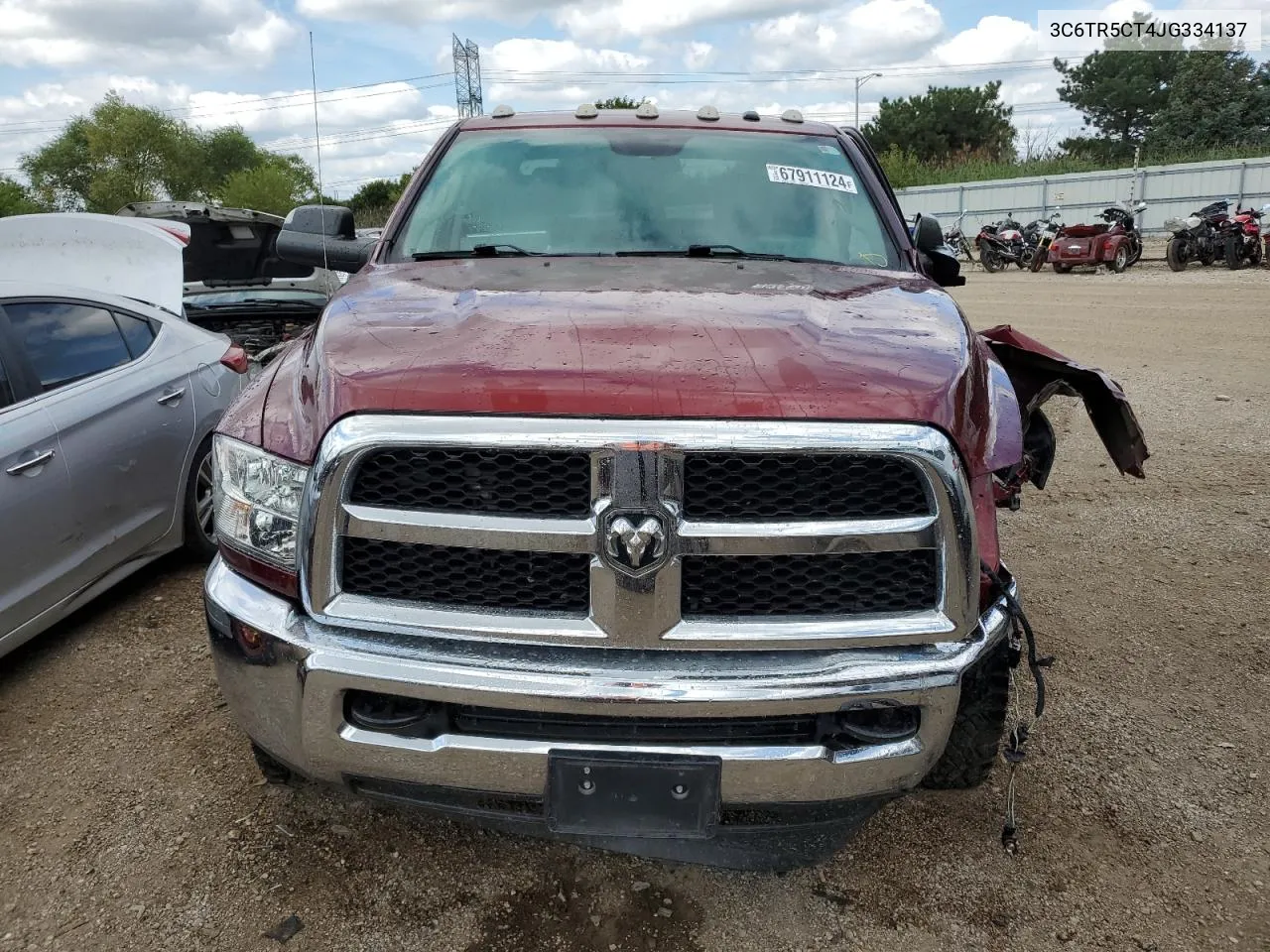 2018 Ram 2500 St VIN: 3C6TR5CT4JG334137 Lot: 67911124