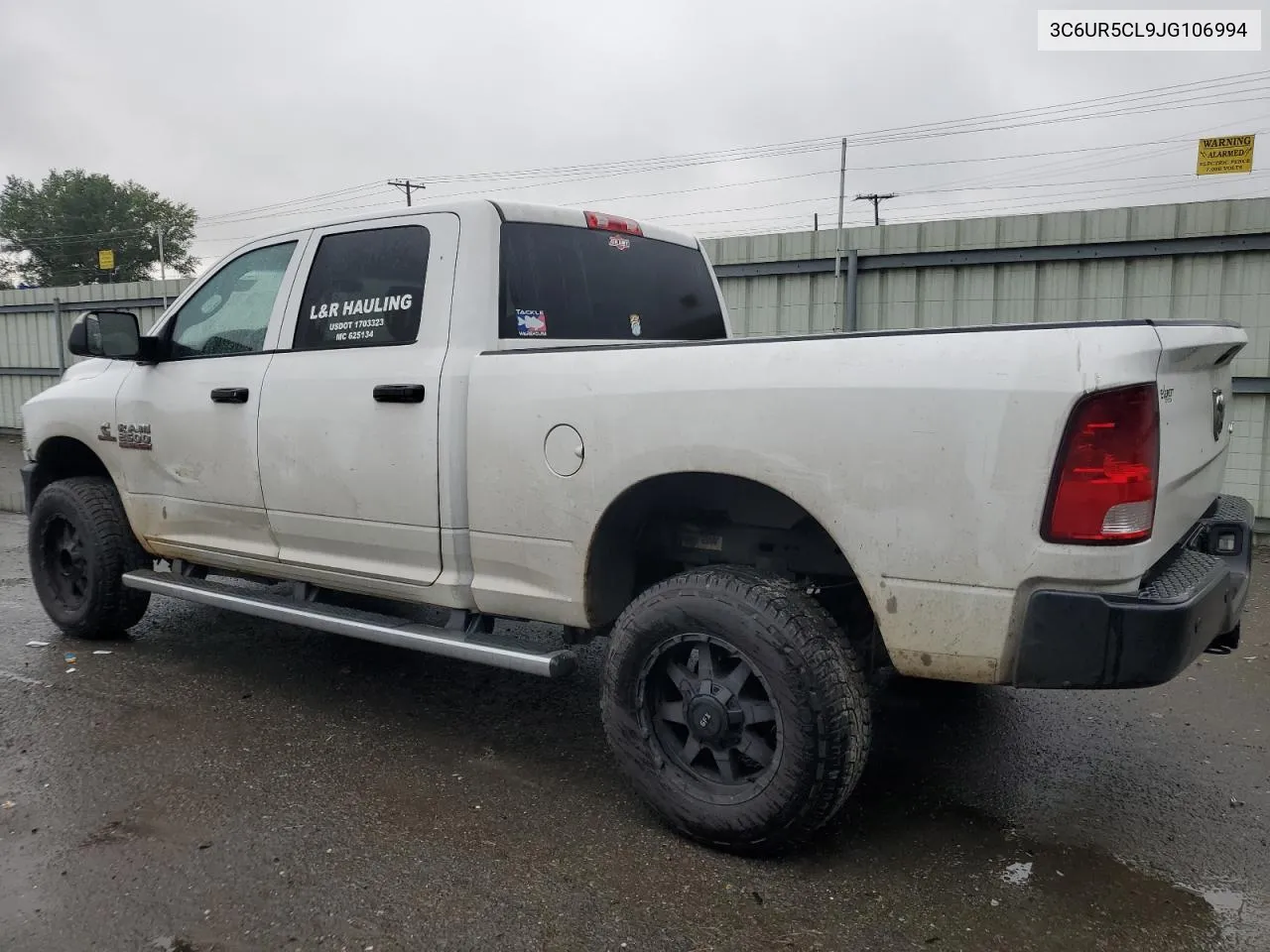 3C6UR5CL9JG106994 2018 Ram 2500 St