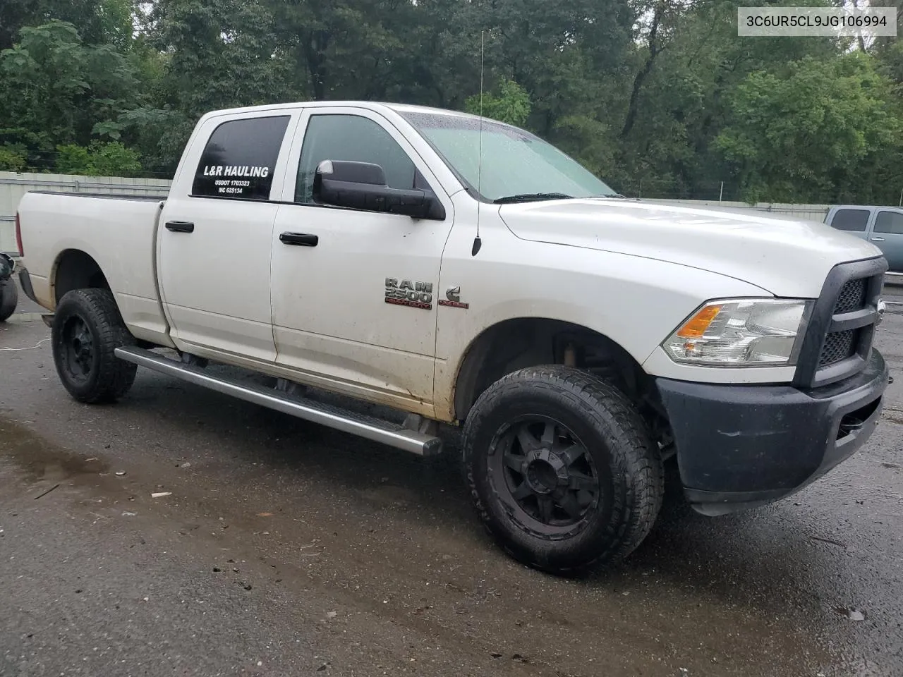 2018 Ram 2500 St VIN: 3C6UR5CL9JG106994 Lot: 70268844