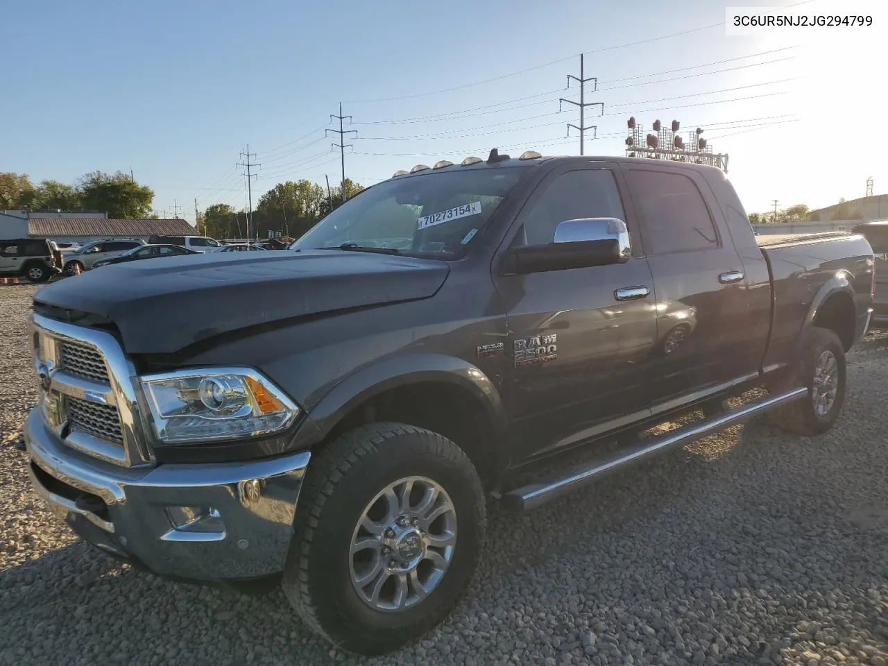 2018 Ram 2500 Laramie VIN: 3C6UR5NJ2JG294799 Lot: 70273154