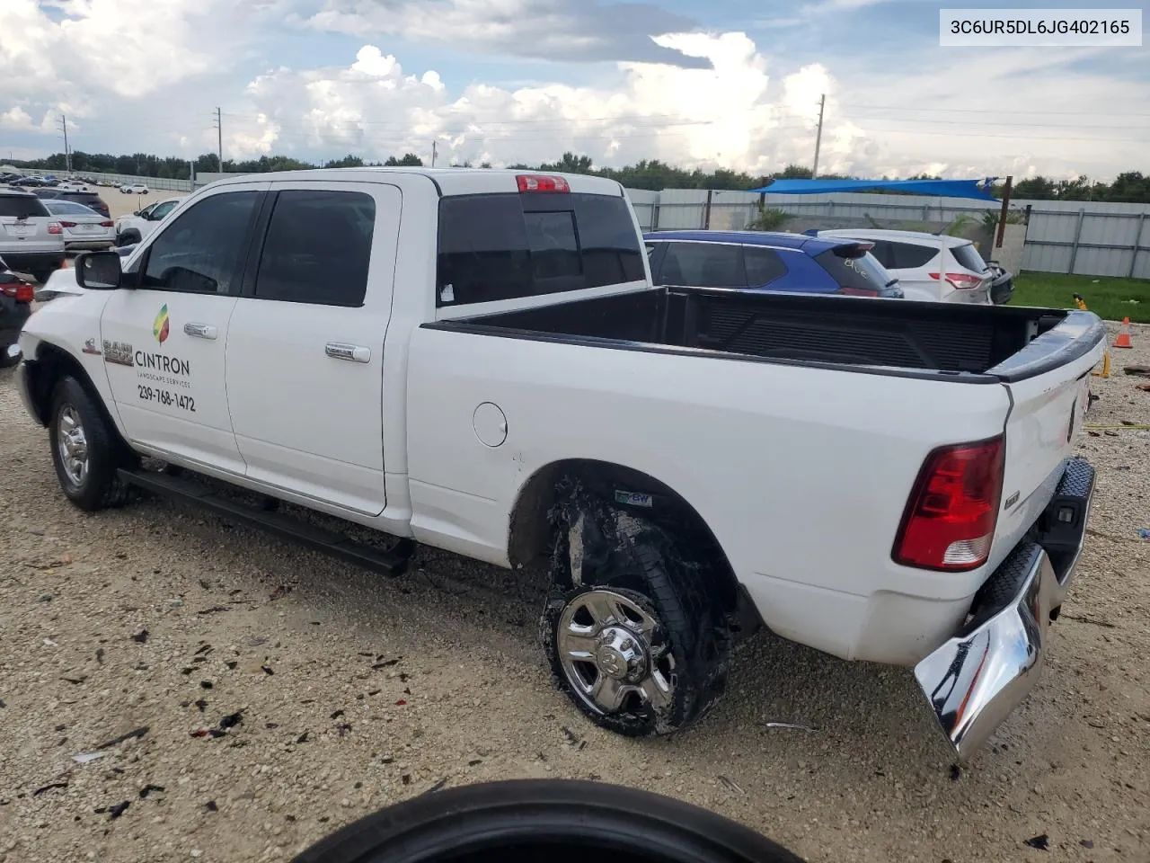 2018 Ram 2500 Slt VIN: 3C6UR5DL6JG402165 Lot: 70751934