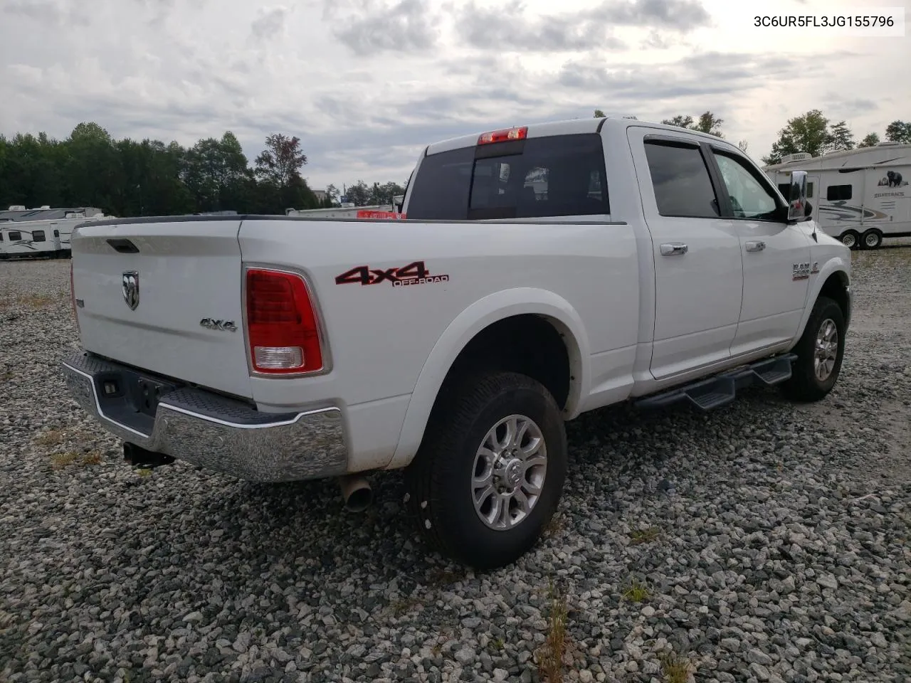 2018 Ram 2500 Laramie VIN: 3C6UR5FL3JG155796 Lot: 70849034