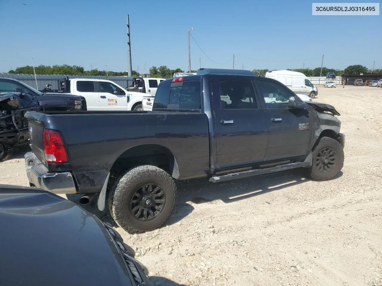 2018 Ram 2500 Slt VIN: 3C6UR5DL2JG316495 Lot: 71006364