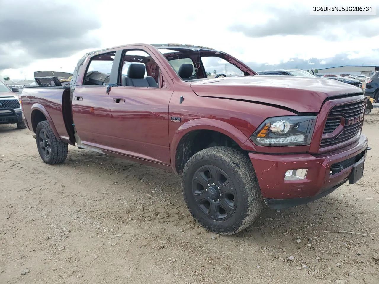 2018 Ram 2500 Laramie VIN: 3C6UR5NJ5JG286731 Lot: 71109994