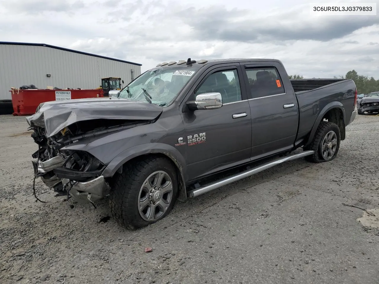 2018 Ram 2500 Slt VIN: 3C6UR5DL3JG379833 Lot: 71421904