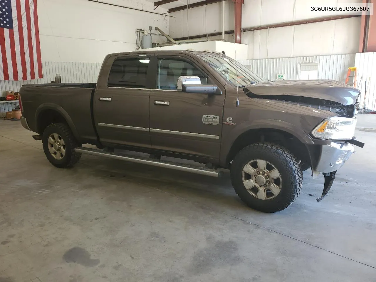 2018 Ram 2500 Longhorn VIN: 3C6UR5GL6JG367607 Lot: 71755594