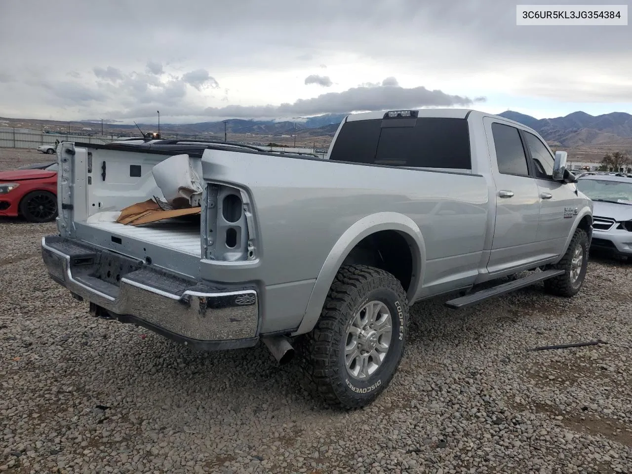 2018 Ram 2500 Laramie VIN: 3C6UR5KL3JG354384 Lot: 71873474