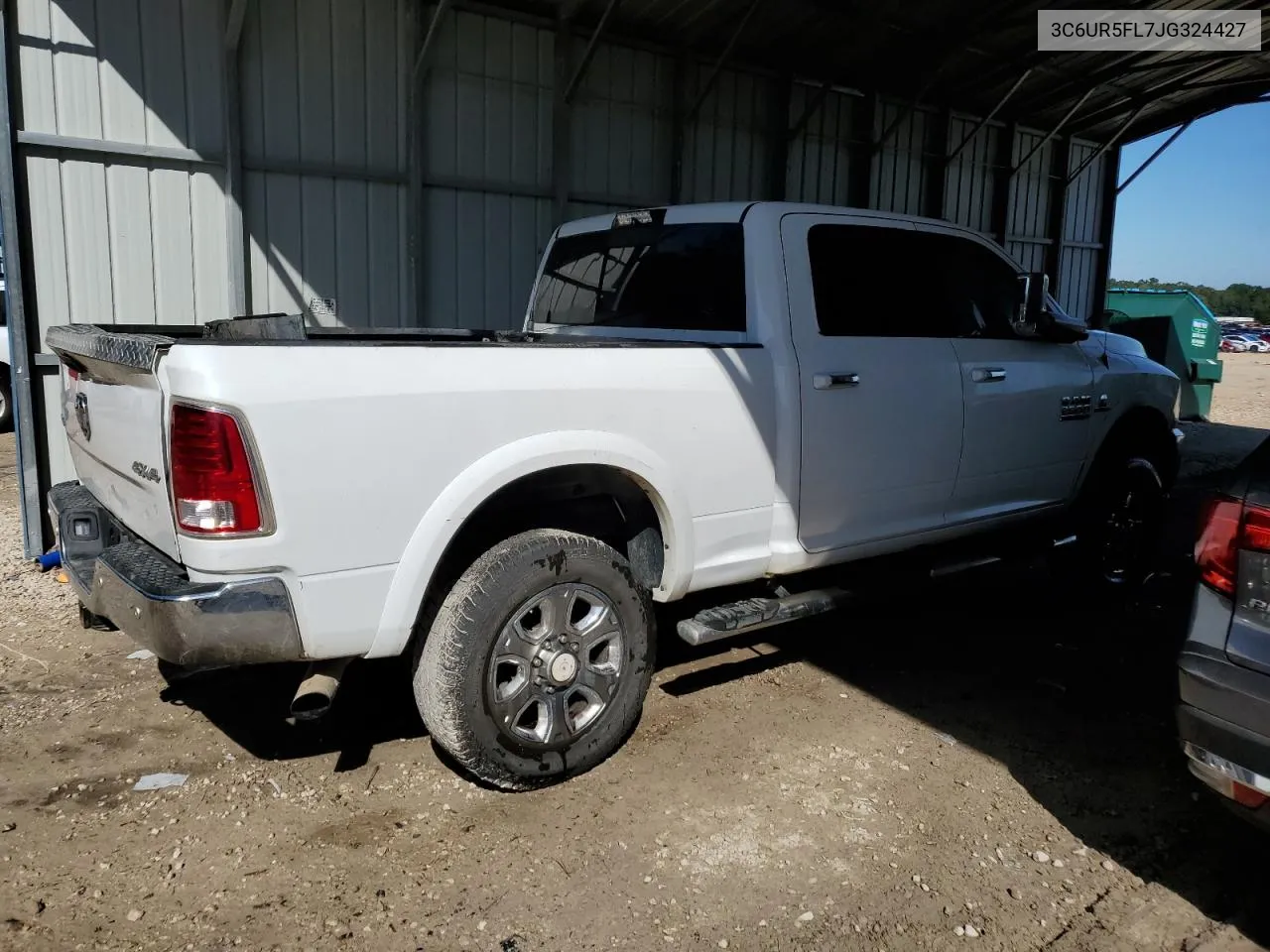 2018 Ram 2500 Laramie VIN: 3C6UR5FL7JG324427 Lot: 72055124