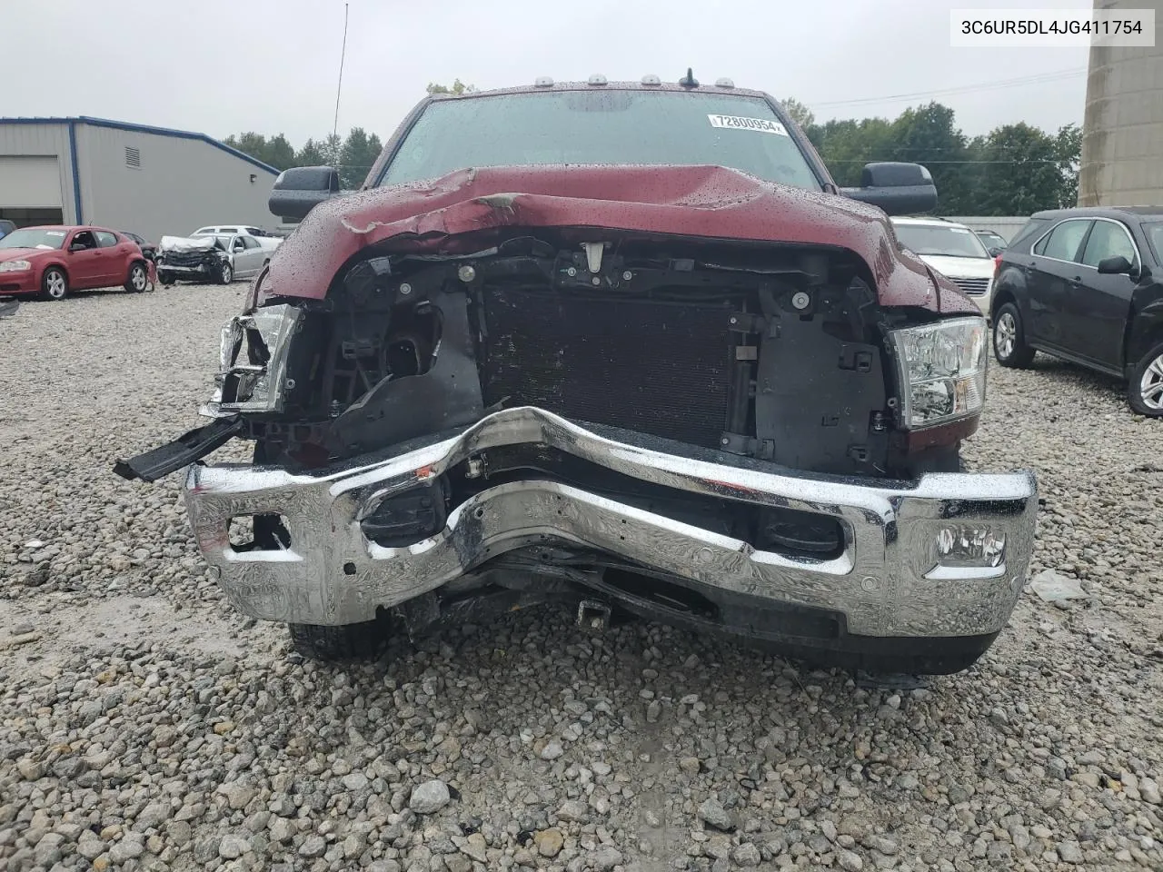 2018 Ram 2500 Slt VIN: 3C6UR5DL4JG411754 Lot: 72800954