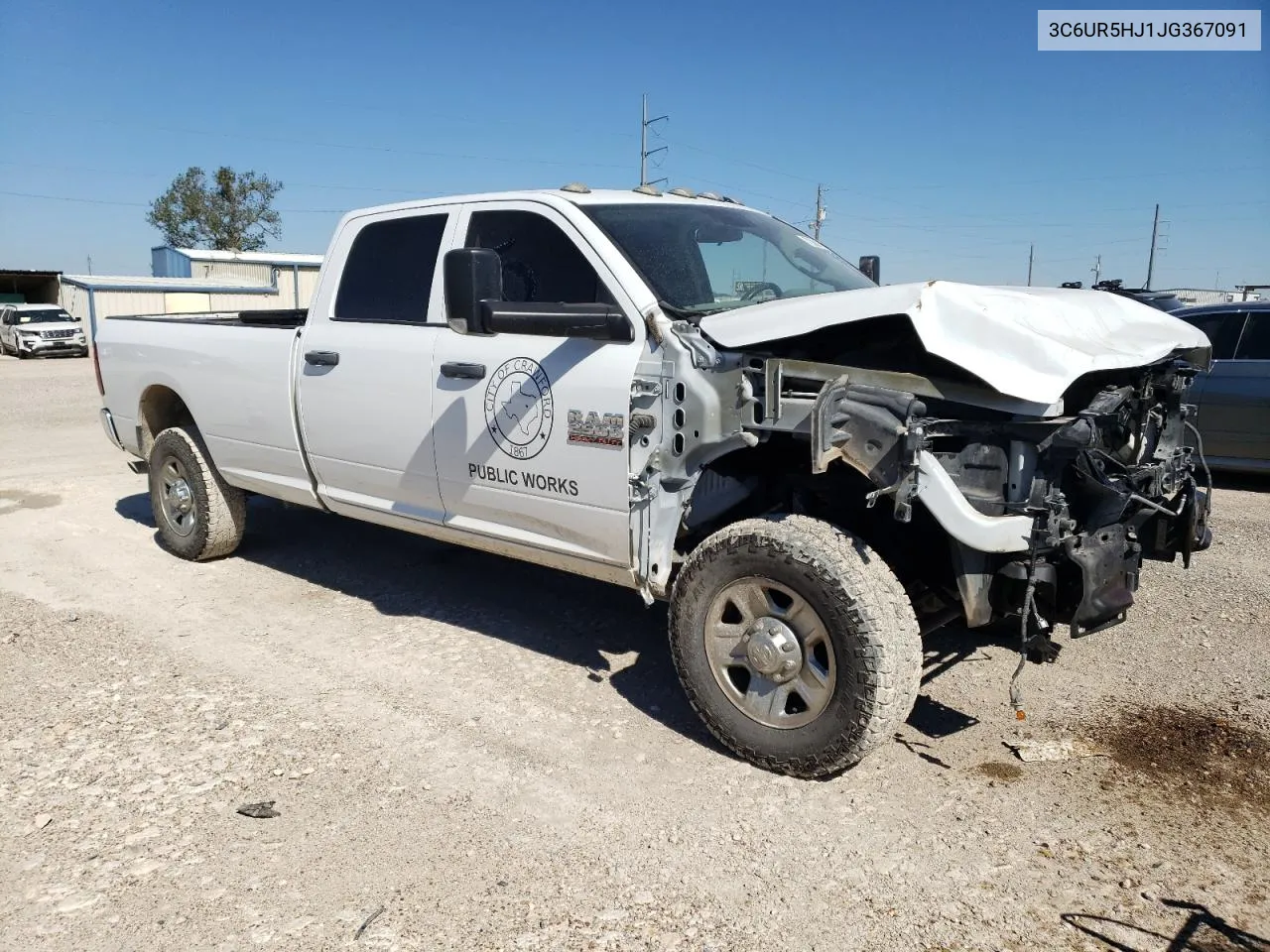 2018 Ram 2500 St VIN: 3C6UR5HJ1JG367091 Lot: 72900554