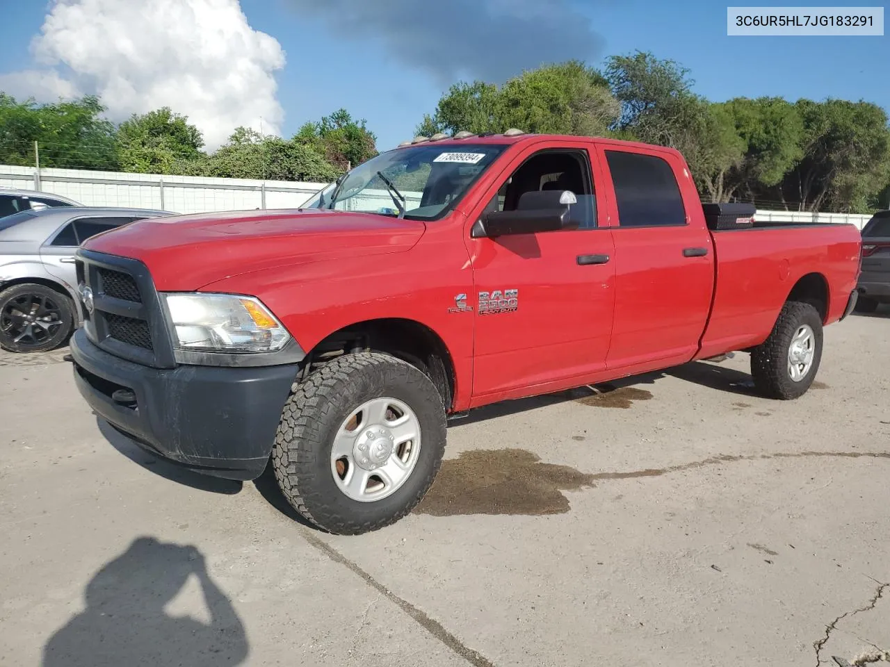 2018 Ram 2500 St VIN: 3C6UR5HL7JG183291 Lot: 73099394