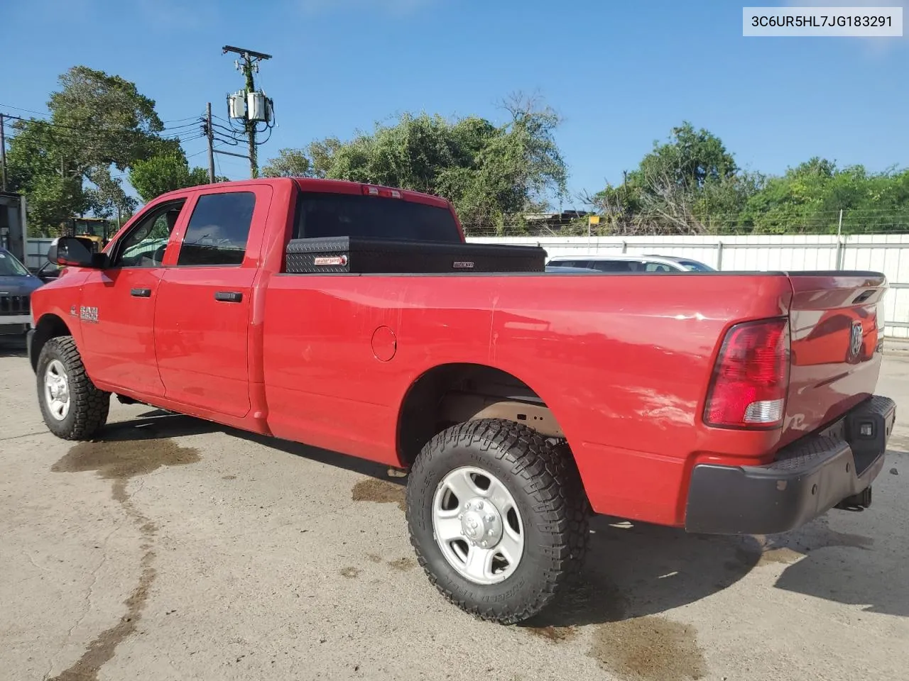 2018 Ram 2500 St VIN: 3C6UR5HL7JG183291 Lot: 73099394