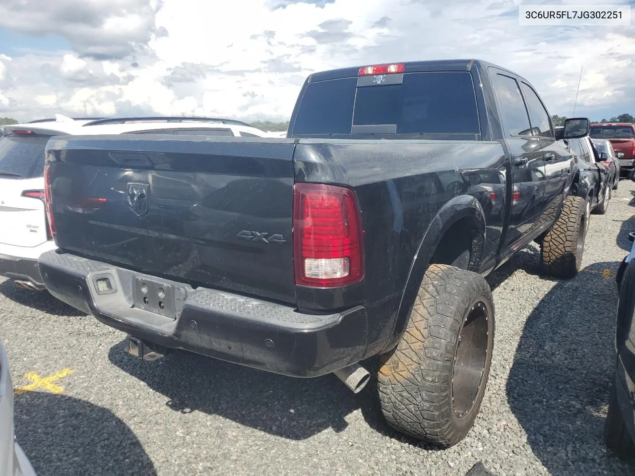 2018 Ram 2500 Laramie VIN: 3C6UR5FL7JG302251 Lot: 73957394