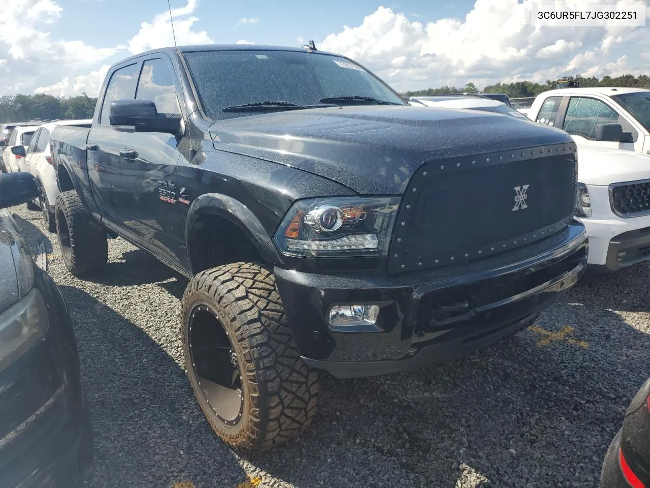 2018 Ram 2500 Laramie VIN: 3C6UR5FL7JG302251 Lot: 73957394