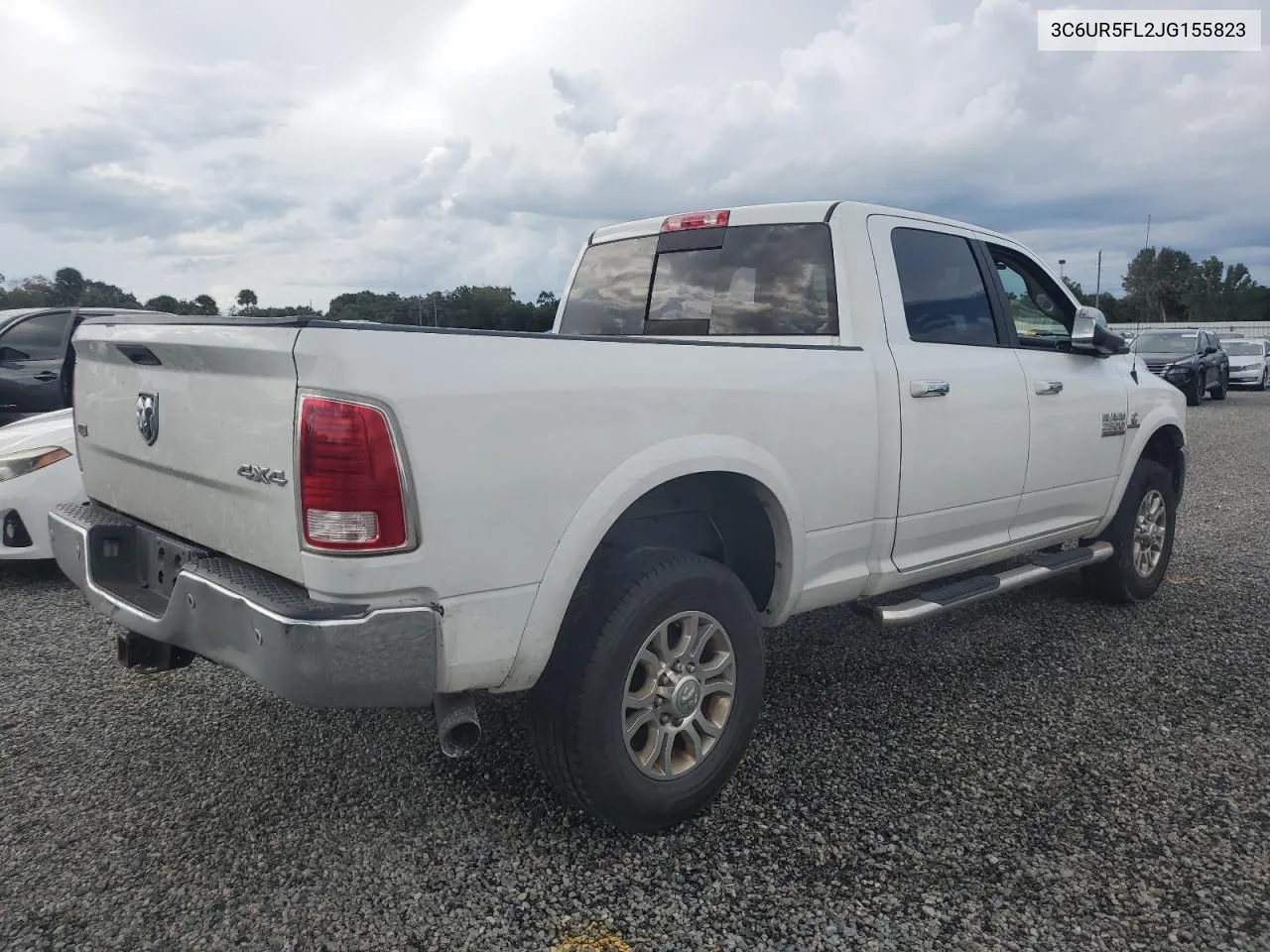 2018 Ram 2500 Laramie VIN: 3C6UR5FL2JG155823 Lot: 74099354