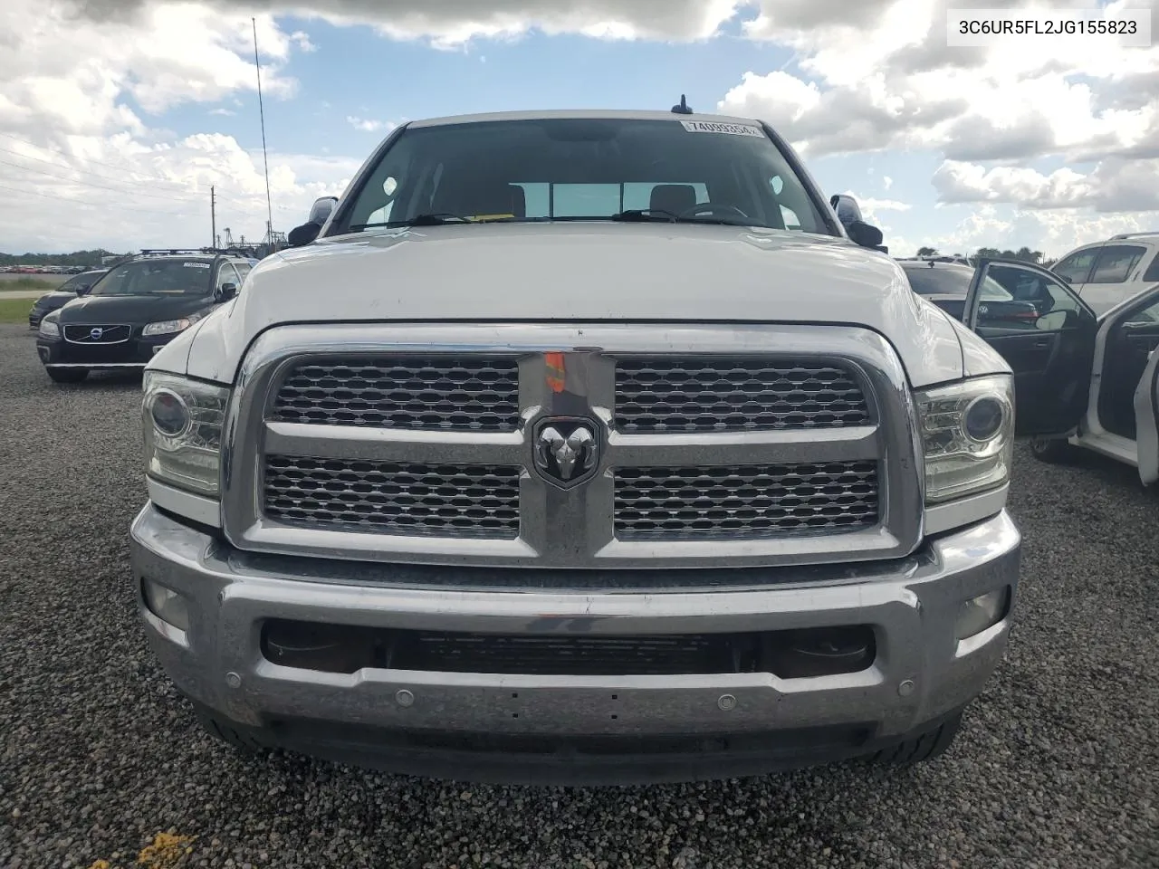 2018 Ram 2500 Laramie VIN: 3C6UR5FL2JG155823 Lot: 74099354