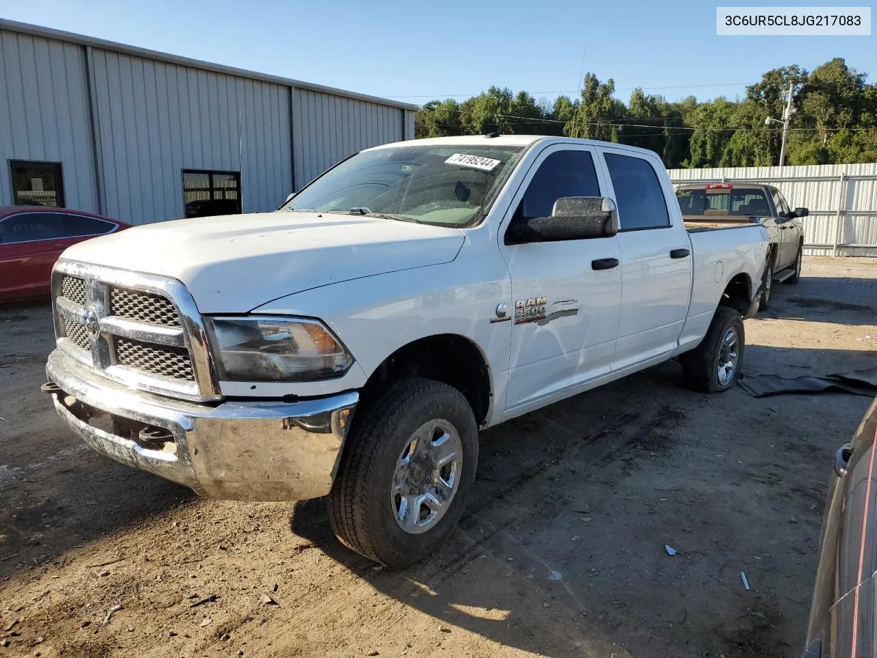 2018 Ram 2500 St VIN: 3C6UR5CL8JG217083 Lot: 74195244