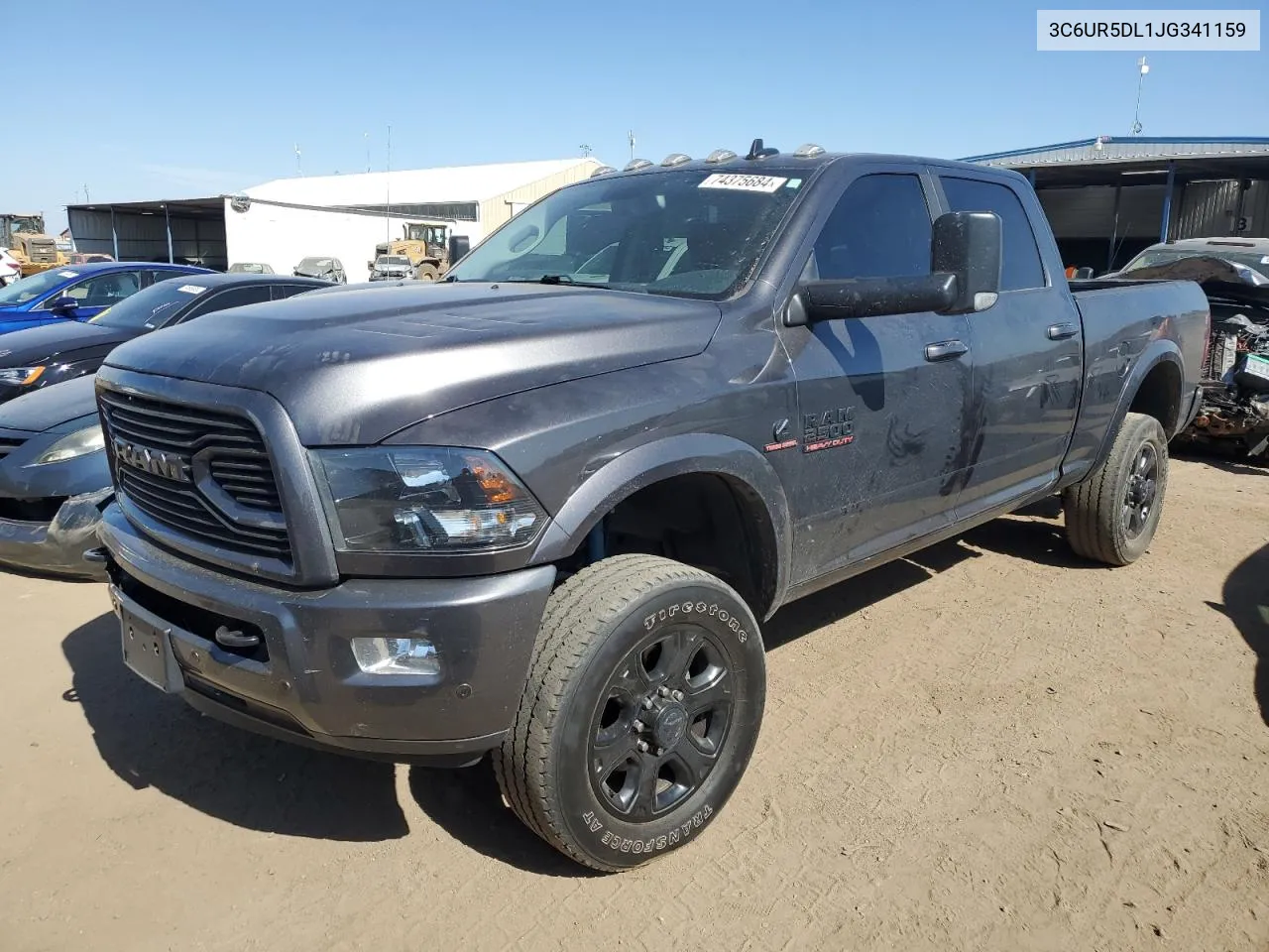 2018 Ram 2500 Slt VIN: 3C6UR5DL1JG341159 Lot: 74375684