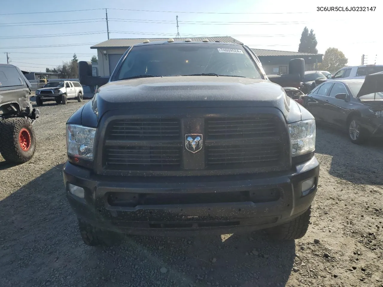 2018 Ram 2500 St VIN: 3C6UR5CL6JG232147 Lot: 74609524