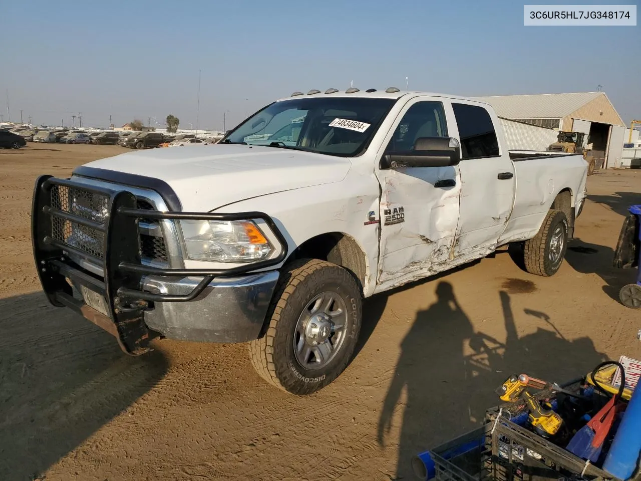 2018 Ram 2500 St VIN: 3C6UR5HL7JG348174 Lot: 74834604