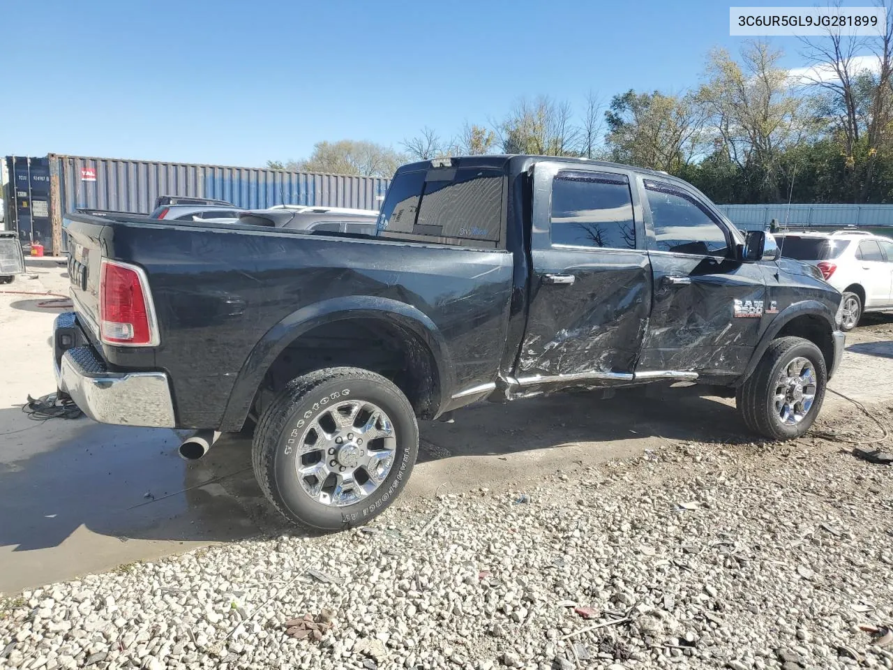 2018 Ram 2500 Longhorn VIN: 3C6UR5GL9JG281899 Lot: 75356094