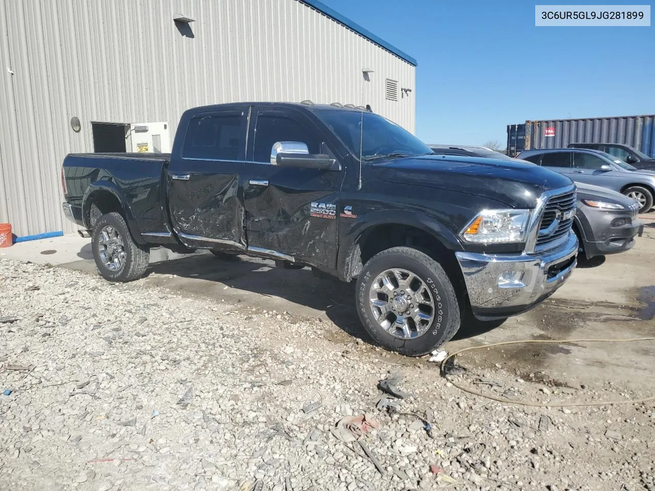 2018 Ram 2500 Longhorn VIN: 3C6UR5GL9JG281899 Lot: 75356094