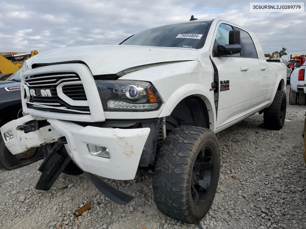 2018 Ram 2500 Laramie VIN: 3C6UR5NL2JG289779 Lot: 75654804