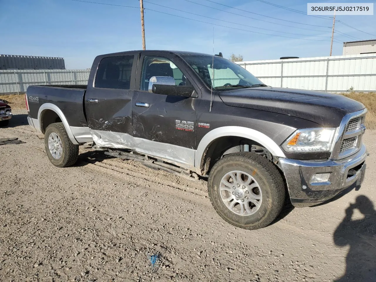 2018 Ram 2500 Laramie VIN: 3C6UR5FJ5JG217519 Lot: 75872954