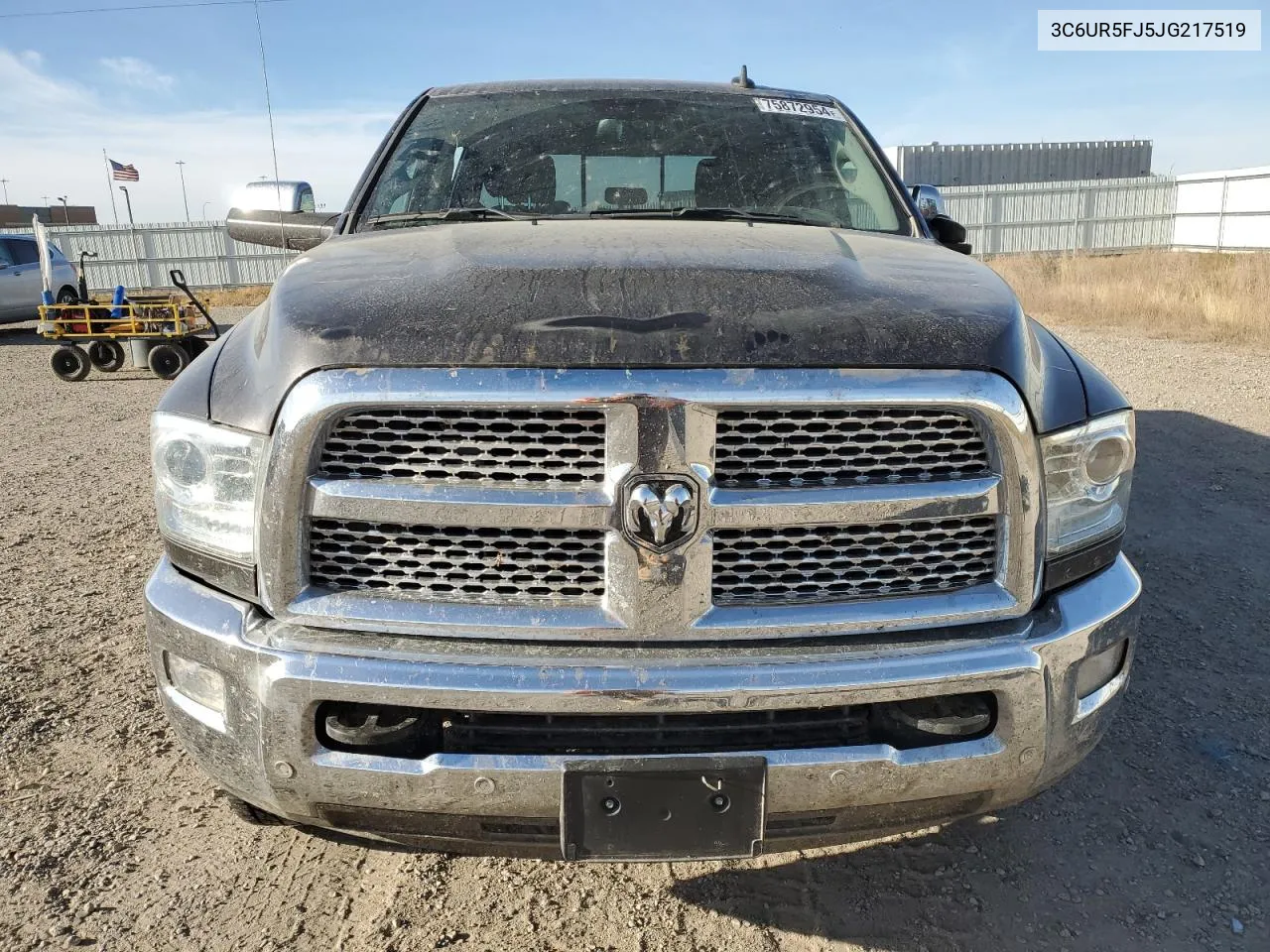 2018 Ram 2500 Laramie VIN: 3C6UR5FJ5JG217519 Lot: 75872954