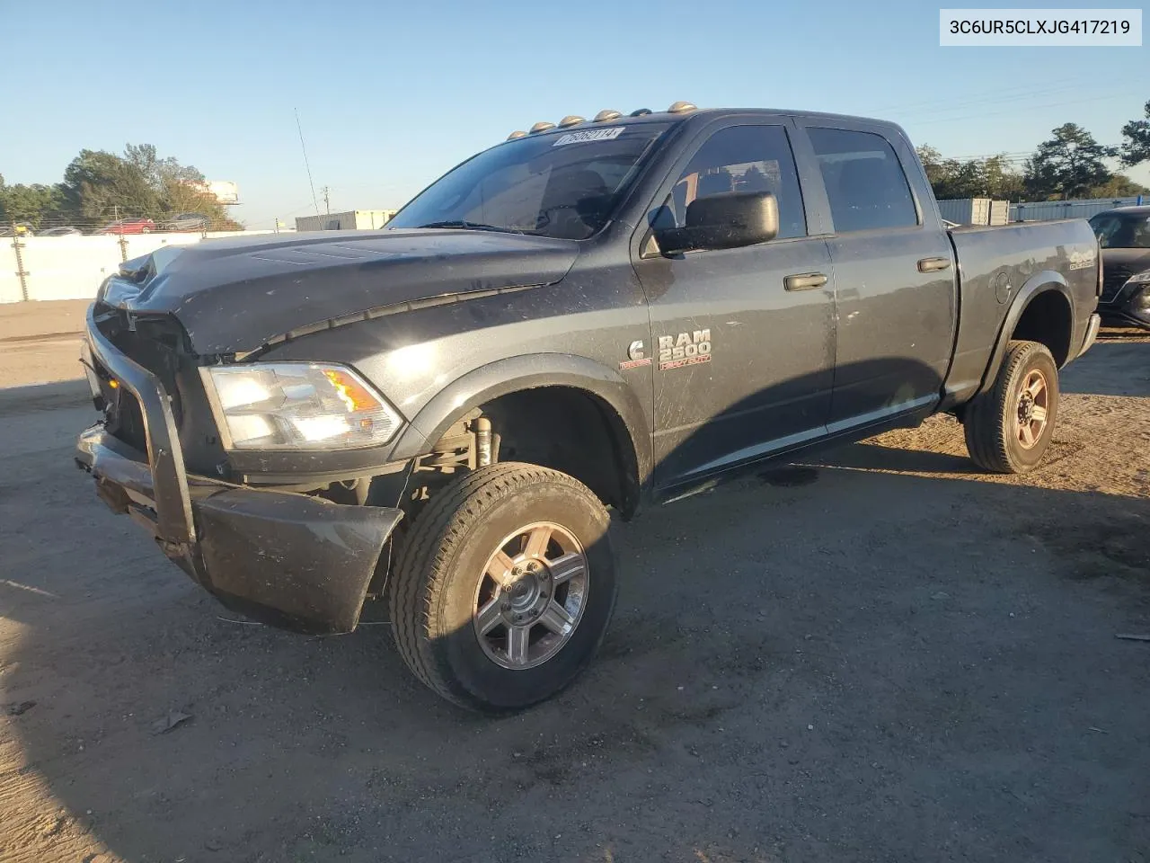 2018 Ram 2500 St VIN: 3C6UR5CLXJG417219 Lot: 76062114