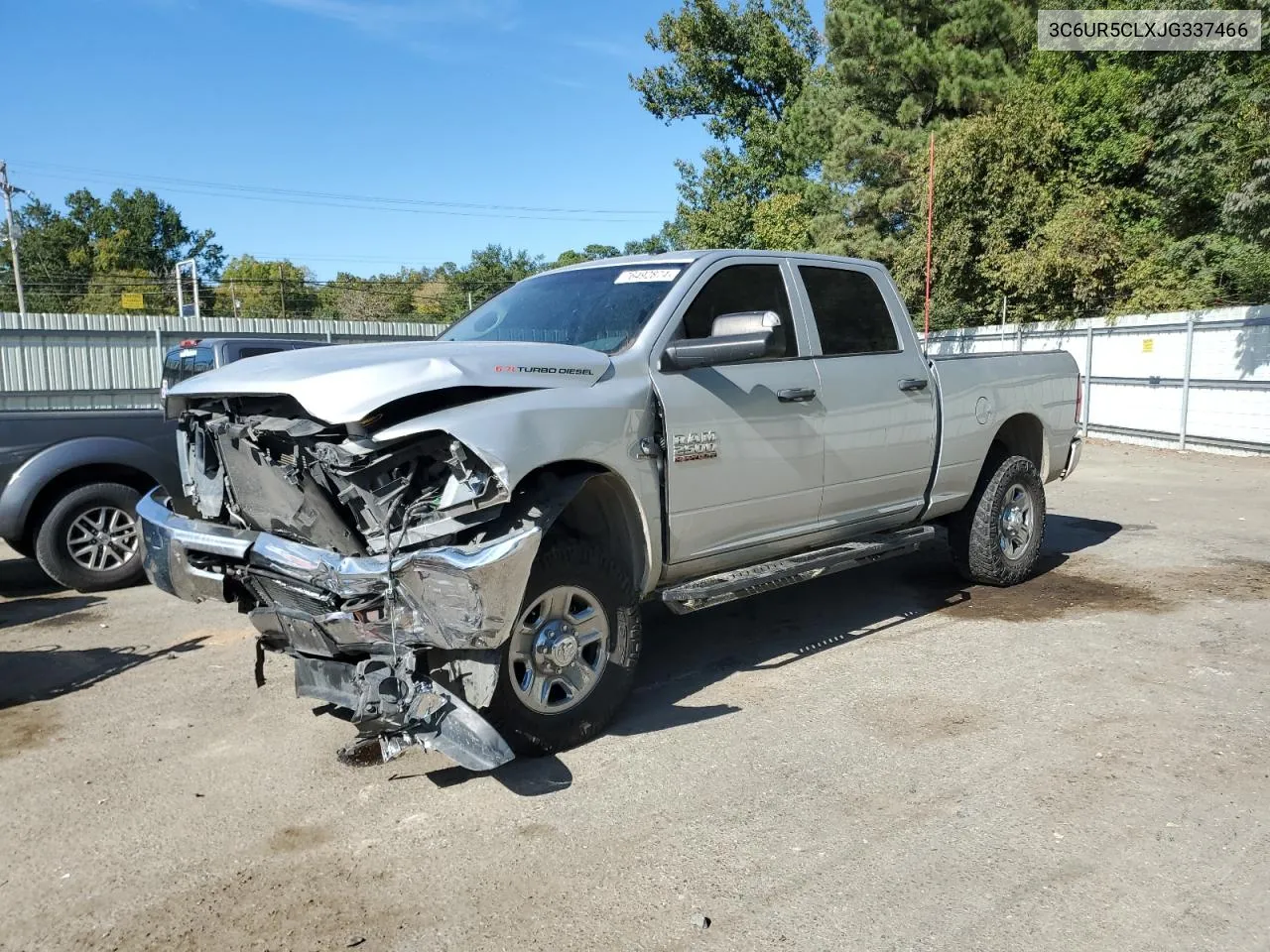 2018 Ram 2500 St VIN: 3C6UR5CLXJG337466 Lot: 76492874