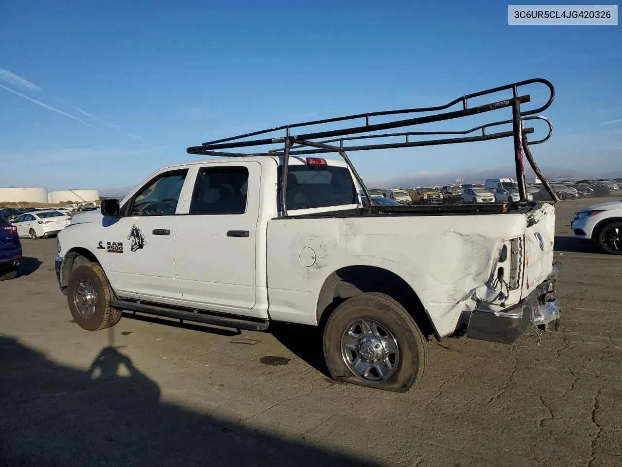 2018 Ram 2500 St VIN: 3C6UR5CL4JG420326 Lot: 77176004