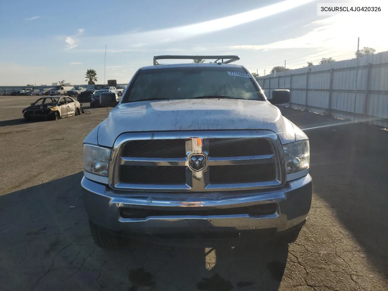 2018 Ram 2500 St VIN: 3C6UR5CL4JG420326 Lot: 77176004