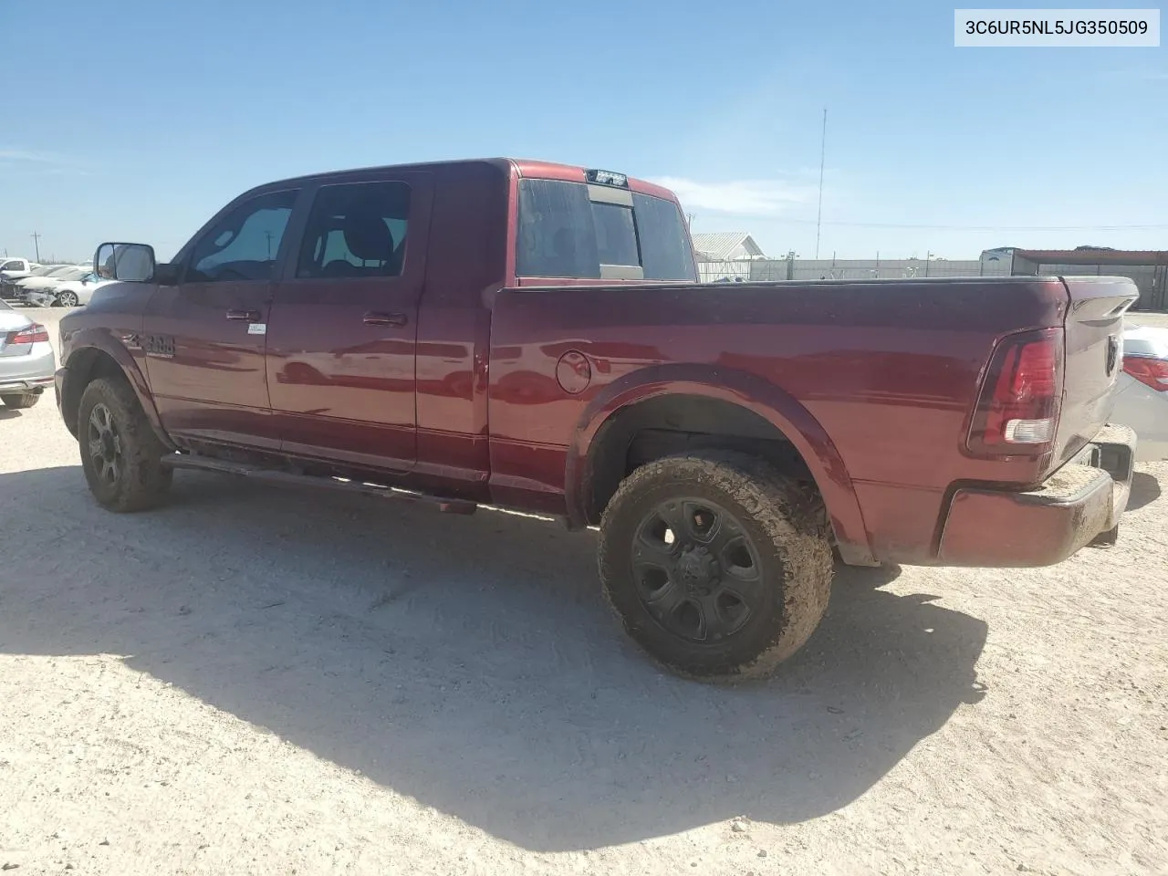 2018 Ram 2500 Laramie VIN: 3C6UR5NL5JG350509 Lot: 77904384