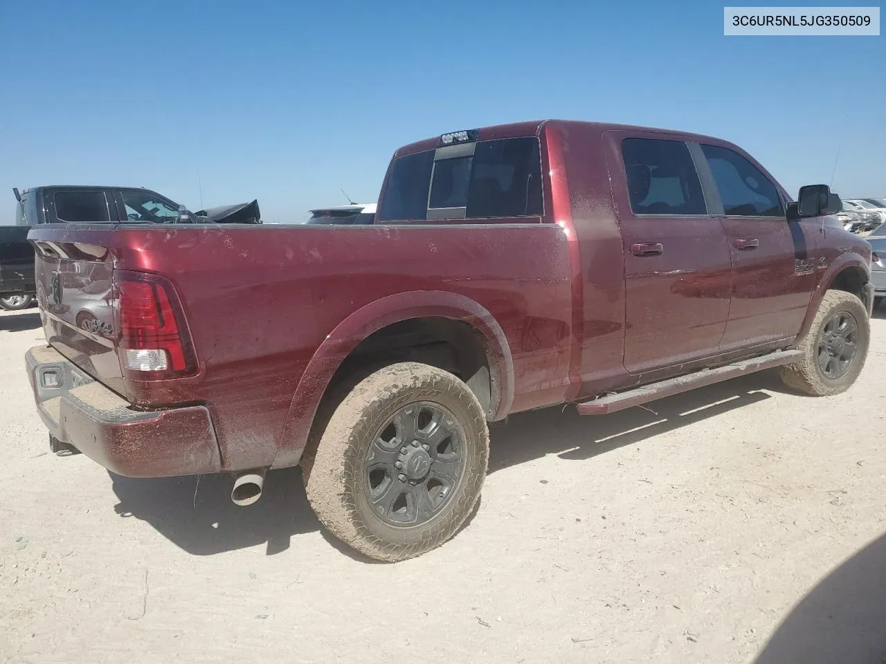 2018 Ram 2500 Laramie VIN: 3C6UR5NL5JG350509 Lot: 77904384