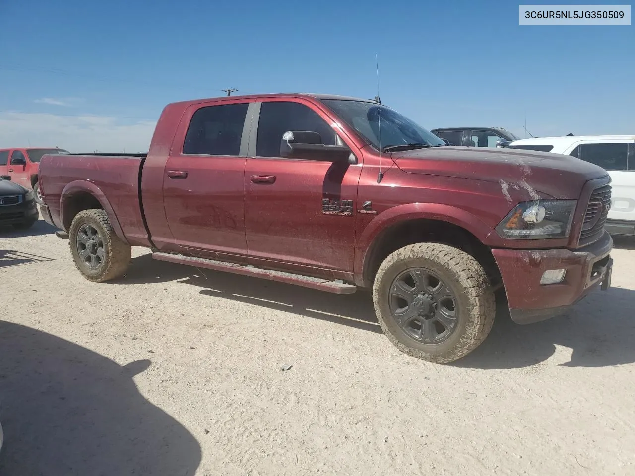 2018 Ram 2500 Laramie VIN: 3C6UR5NL5JG350509 Lot: 77904384