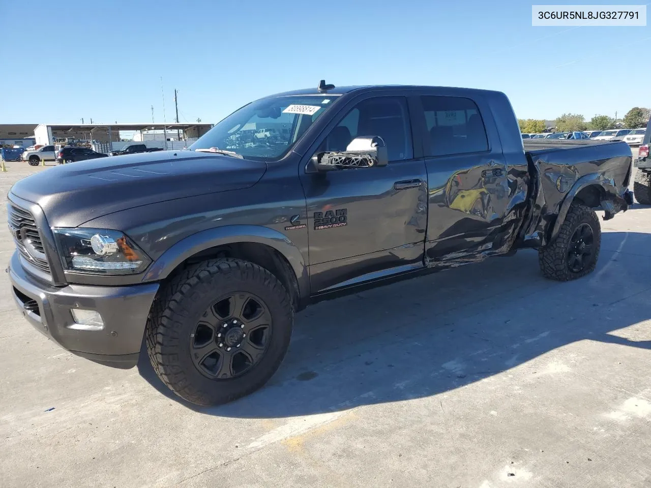 2018 Ram 2500 Laramie VIN: 3C6UR5NL8JG327791 Lot: 80898814