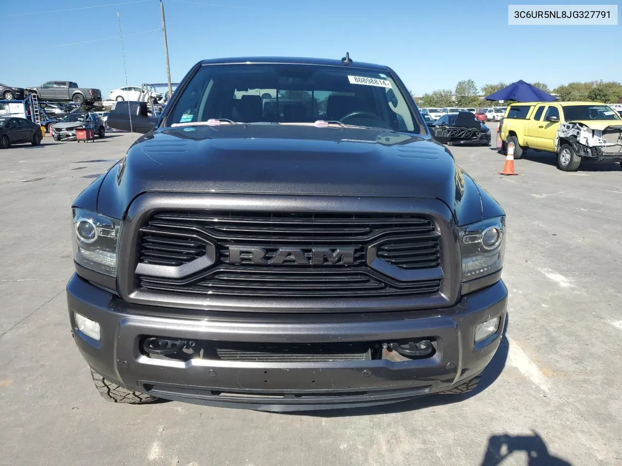 2018 Ram 2500 Laramie VIN: 3C6UR5NL8JG327791 Lot: 80898814