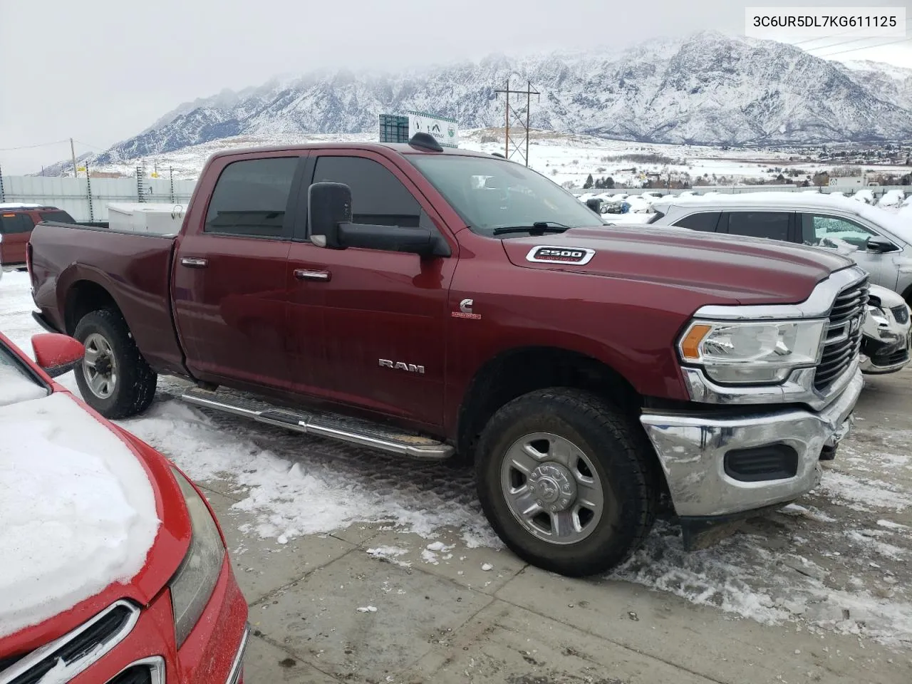 2019 Ram 2500 Big Horn VIN: 3C6UR5DL7KG611125 Lot: 36887964