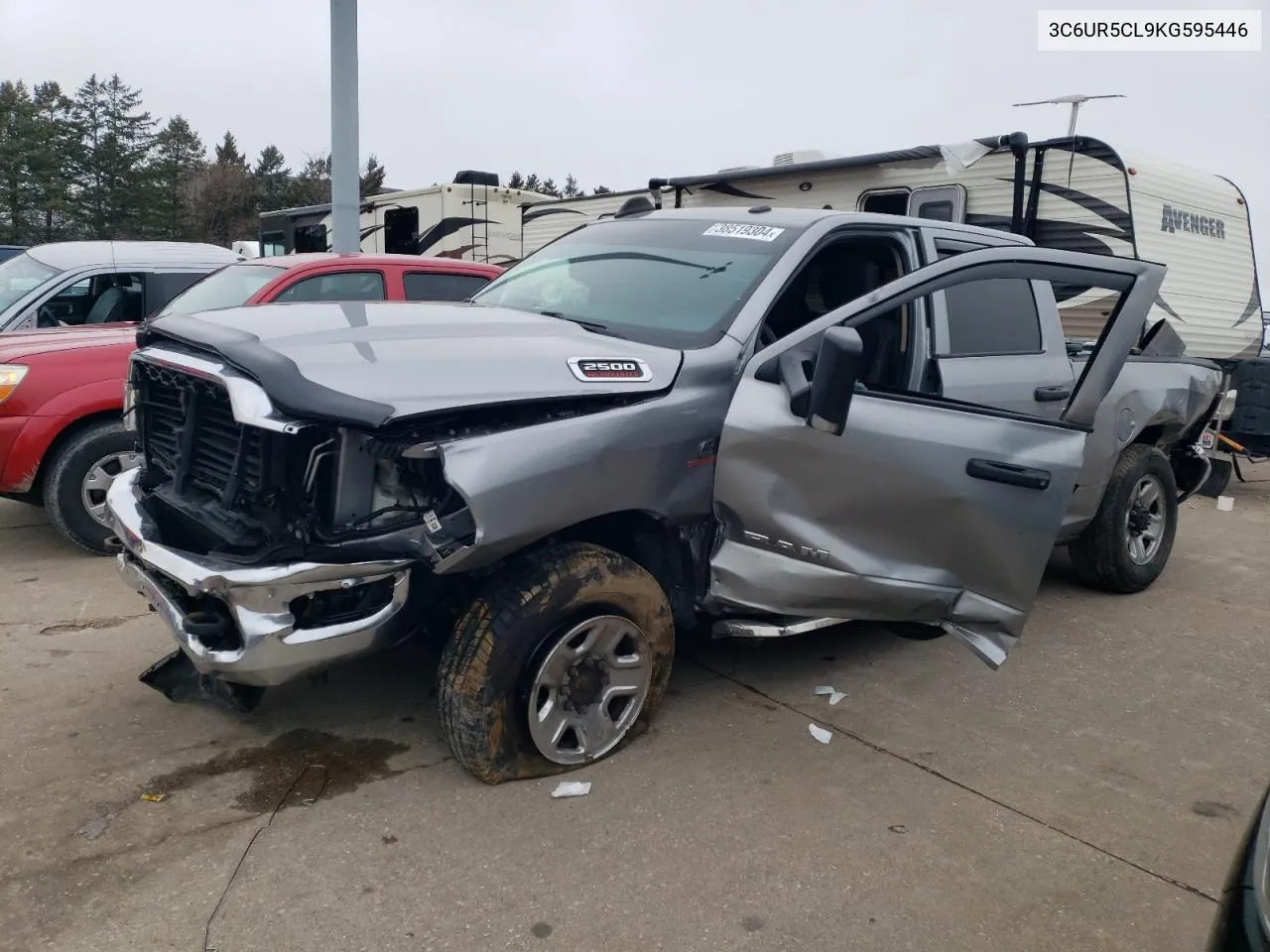 2019 Ram 2500 Tradesman VIN: 3C6UR5CL9KG595446 Lot: 38519304