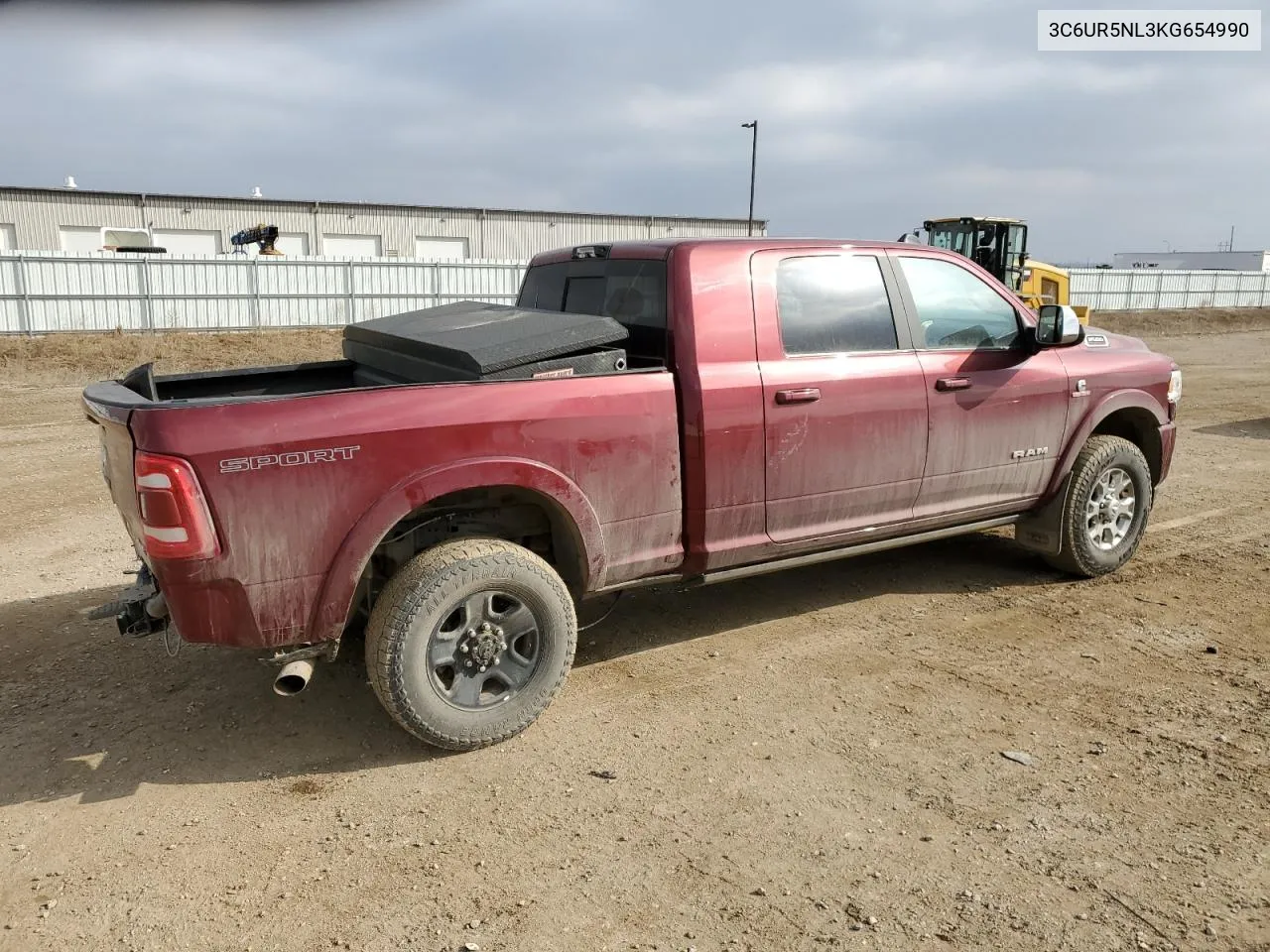 2019 Ram 2500 Laramie VIN: 3C6UR5NL3KG654990 Lot: 40137264