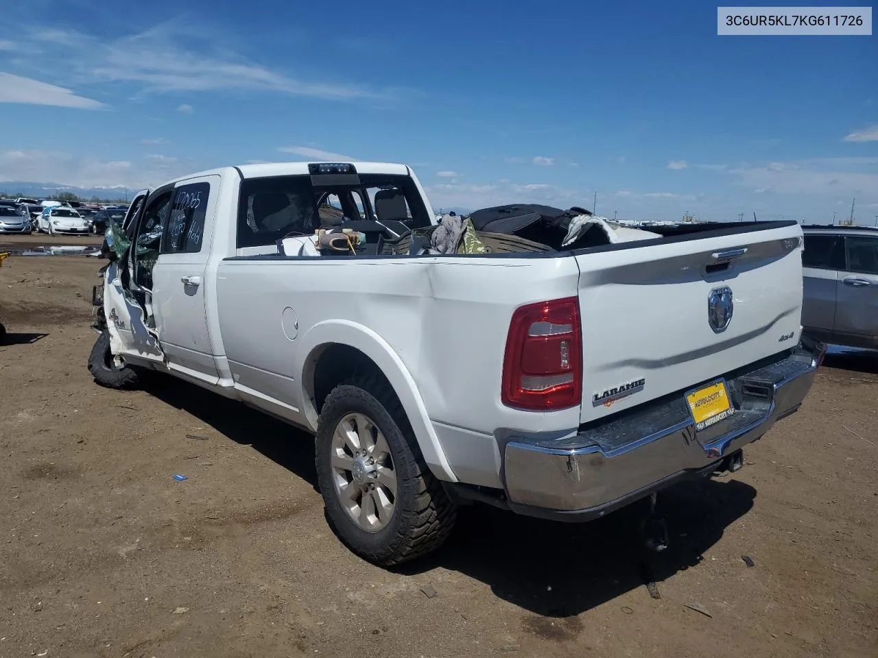 3C6UR5KL7KG611726 2019 Ram 2500 Laramie