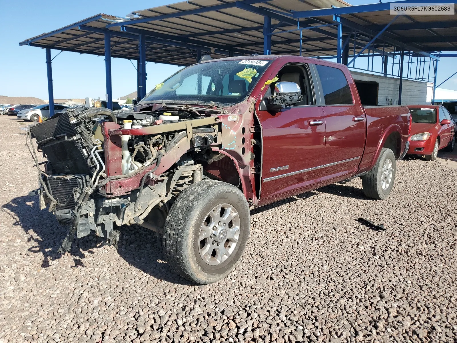 3C6UR5FL7KG602583 2019 Ram 2500 Laramie