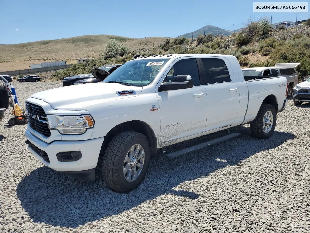 2019 Ram 2500 Big Horn VIN: 3C6UR5ML7KG656498 Lot: 58530624