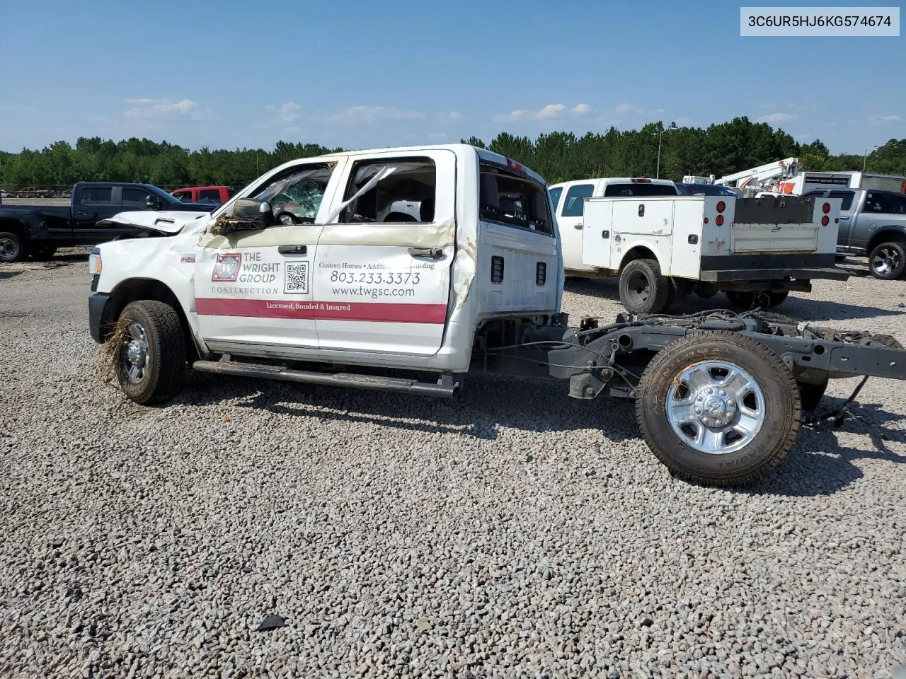 2019 Ram 2500 Tradesman VIN: 3C6UR5HJ6KG574674 Lot: 61274934