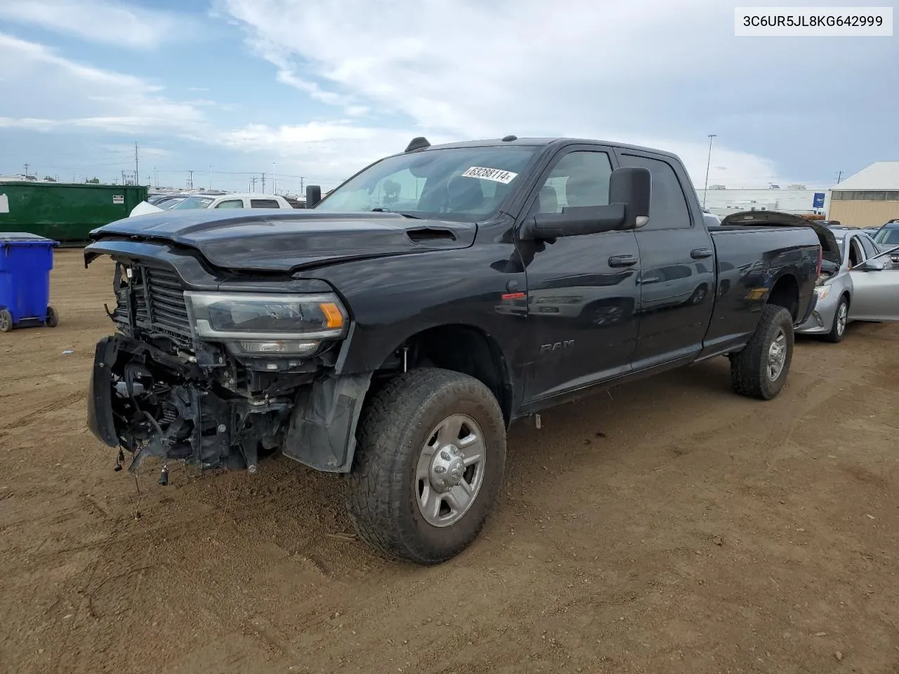 2019 Ram 2500 Big Horn VIN: 3C6UR5JL8KG642999 Lot: 63288114